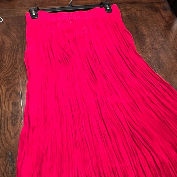 So Many Pleats! Longhorn by Niver Western Wear Size 3XL Maxi Skirt - Picture 7 of 8